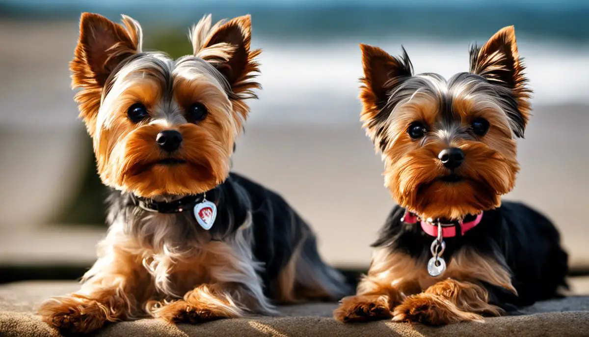 Image describing the costs associated with owning a Yorkie, including vet visits, grooming, food, and unexpected expenses.